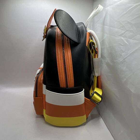 NWT Loungefly Minnie Mouse Candy Corn Glow In The Dark Mini Backpack main image 5